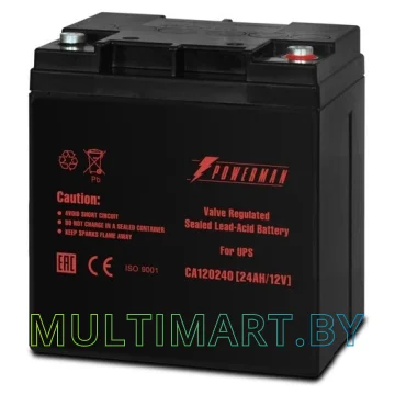 Аккумулятор для ИБП Powerman CA12240/UPS (12В/24 А·ч)
